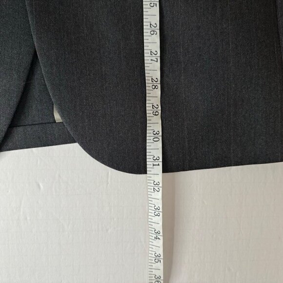 Johnny Carson for Belk Lindsey Grey Striped Blazer Sport Coat Jacket Union Made - Picture 11 of 12